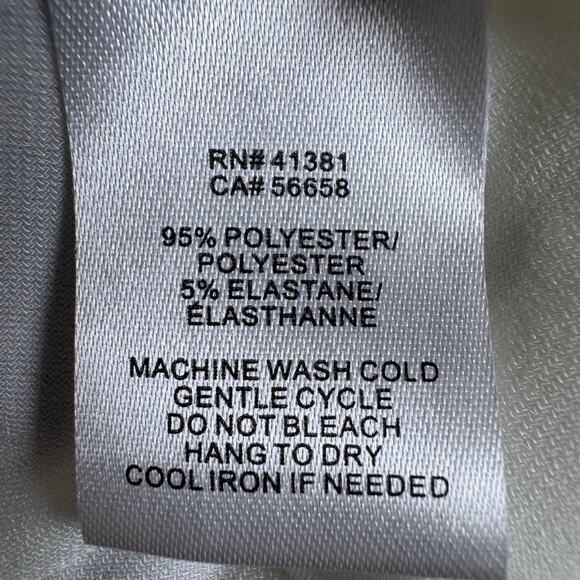 Ralph Lauren Joss Abstract Leaf Print Black White Midi Jersey Knit Dress Size 8 - Picture 9 of 9